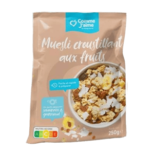 Comme J'aime Muesli Croustillant aux Fruits