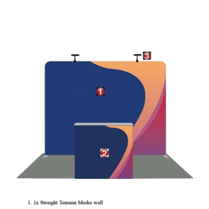 Backdrop Source 3m Exhibit Pro 3-in-1 Display Kit