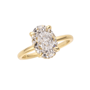 Balmante Jewelry Crushed Ice Oval Cut Ring
