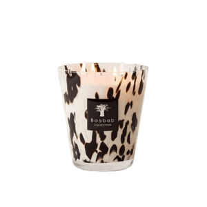 Baobab Collection Scented Candle Pearls Black
