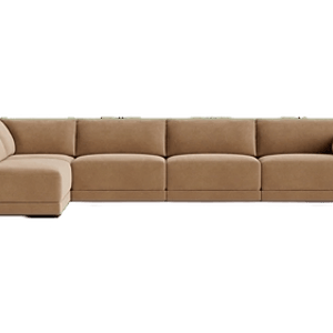 BenchMade Modern Eva Large Sectional with Bumper