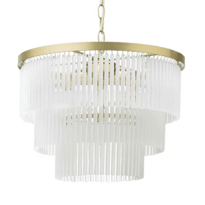 BHS Aubrey Frosted Glass Ceiling Pendant