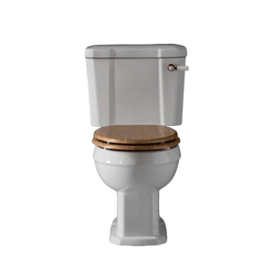 Milano Richmond - Traditional Close Coupled Toilet with Cistern and Seat