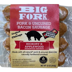 Big Fork Bacon Sausage 6 Pack Single Flavor