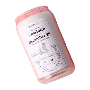 Birthdate Co. Candle