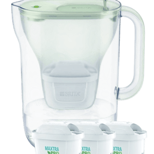 BRITA Style Eco 2.4L Soft Green Bundle with 3x MAXTRA PRO PURE PERFORMANCE Filters
