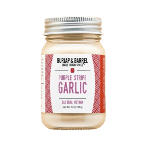 Burlap & Barrel Purple Stripe Garlic Powder