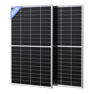 Callsun Solar 200W N-Type Bifacial Solar Panel &ndash; Silver Frame
