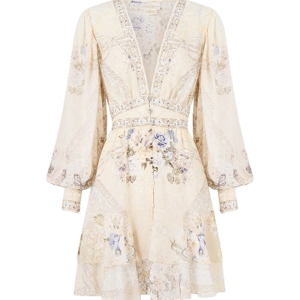 CAMILLA Button Front Frill Dress