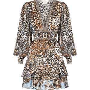 CAMILLA Button Front Frill Dress