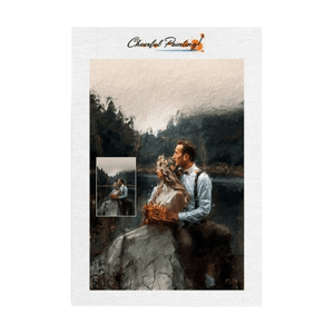 Cheerful Painting Paint Your Own Photo