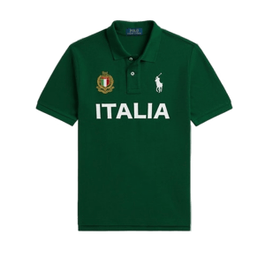 Childsplay Clothing Ralph Lauren Boys Italia Polo Shirt in Green