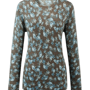 COMOBOCA Paisley Floral Sweater