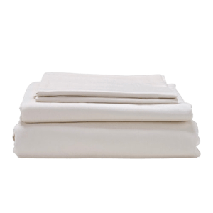 Cottsbury Natural Classic Organic Cotton Sateen Weave Bedding Set