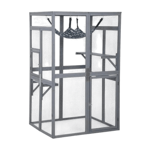 Coziwow 39&Prime;L Wooden Outdoor Cat Catio