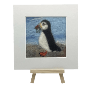 CraftSource Market Frankie & Sidney Puffin Mini Picture Felting Kit