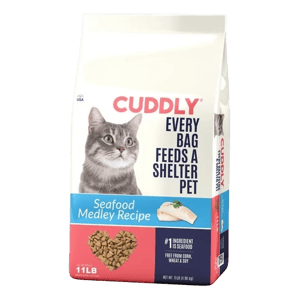 CUDDLY Seafood Medley Dry Cat Food