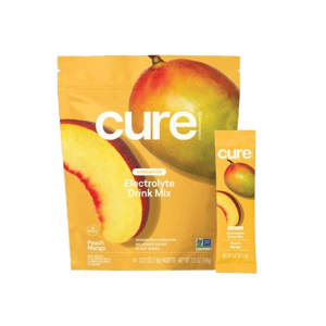 Cure Hydration Electrolyte Drink Mix Peach Mango 
