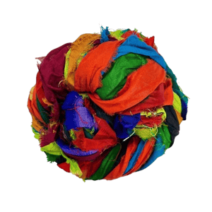 Darn Good Yarn Recycled Sari Silk Ribbon