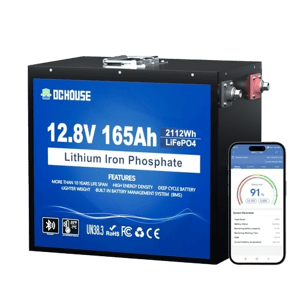 DC HOUSE 12V 165Ah LiFePO4 Batterie