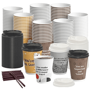 Dessie Shop Dessie 100 Disposable Coffee Cups