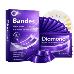Diamond Smile Bandes de Blanchiment Dentaire