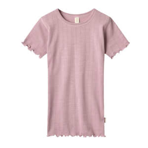 DILLING Children's Merino Wool/Silk Pointelle T-Shirt