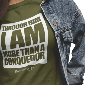 Discipleneur Romans 8:37 (T-Shirts, Hoodies & Sweatshirts)