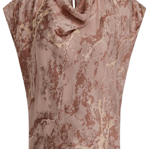 Donna Karan Metallic Burnout Blouse