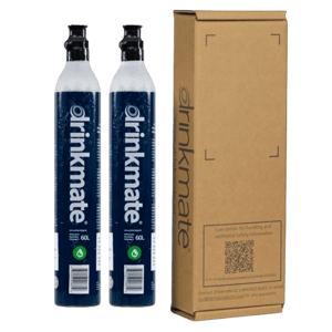 Drinkmate CO2 Refill Carbonator Cylinders 60L - 2 Pack