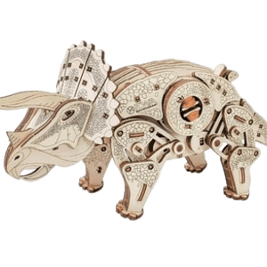 Eco Wood Art Triceratops