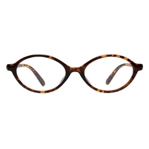 Elklook Eyewear Isral Oval TR90 Lightweight Vintage Tortoise Glasses Frames