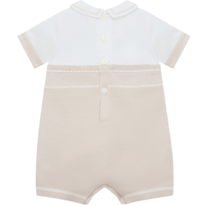 Emile et Rose Lowe Baby Boys Stone Mock 