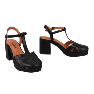 Esska Shoes Celeste Metallic Black