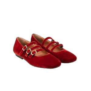 Esska Shoes Ilo Velvet Burnt Orange