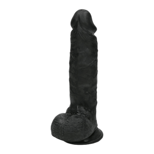 EUFORY COX Black 007 - Dildo mit Saugfu&szlig;