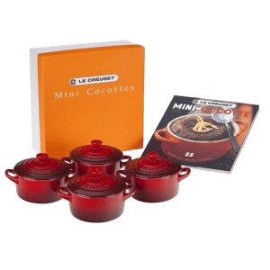 Everything Kitchens Le Creuset Mini Cocottes & Cookbook 