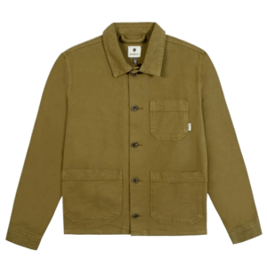 FAGUO Veste en coton kaki fonc&eacute; LORGE