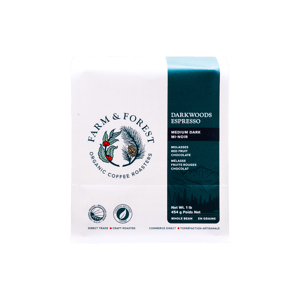 Farm & Forest Organic Coffee Darkwoods Espresso