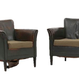 FINCH hudson Pair Classic Diminutive Club Chairs