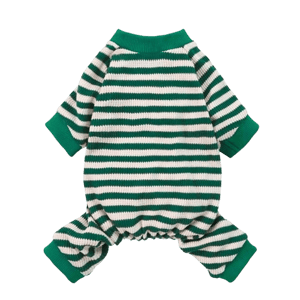 Fitwarm Waffle Striped Pajamas