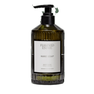 Flamingo Estate Jasmine Damask Rose Glass Hand Soap