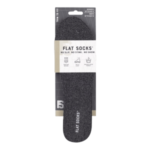 FLAT SOCKS Dark Heather Grey