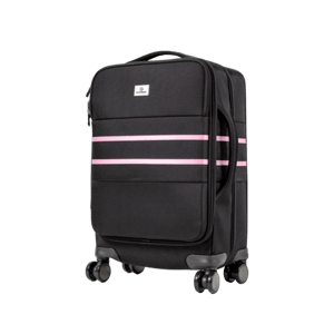 FlipSide Luggage 22" Carry-On (Pink Stripes - The Jazzy)