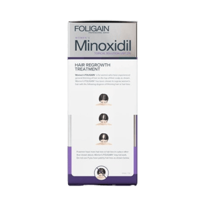 FOLIGAIN Minoxidil 2% Hair Regrowth Treatment For Women 12 Month Supply 