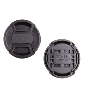 Foto&Tech Center Pinch Snap-On Front Lens Cap + Cap Leash