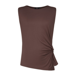 G2000 Round Neck Side Knotted Tank Top