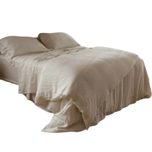 Huddleson Ivory Linen Duvet Cover