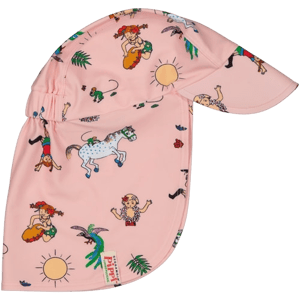 Geggamoja UV Sun Cap Pippi Longstocking Pink