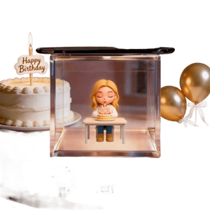 GetPhotoBlanket 3D Cartoon Birthday Lumina Box